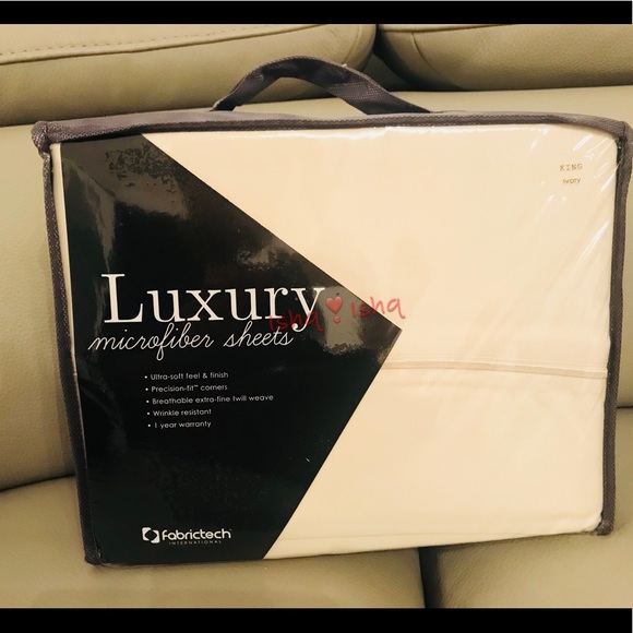 MicroFiber Sheet Set Ultra Soft No-Wrinkle KING - Picture 2 of 8